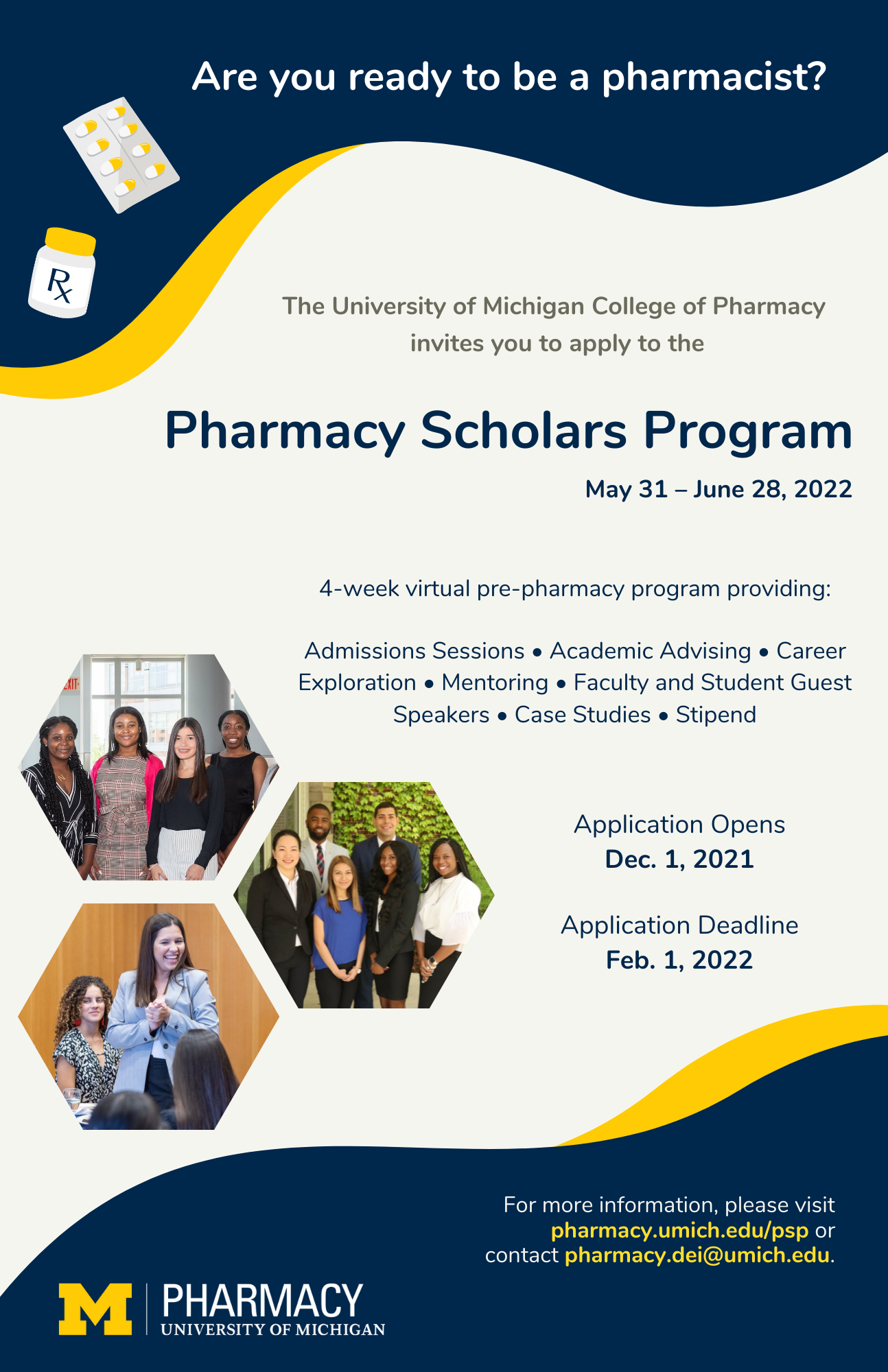 Pharmacy Scholars Program 2022 Flyer