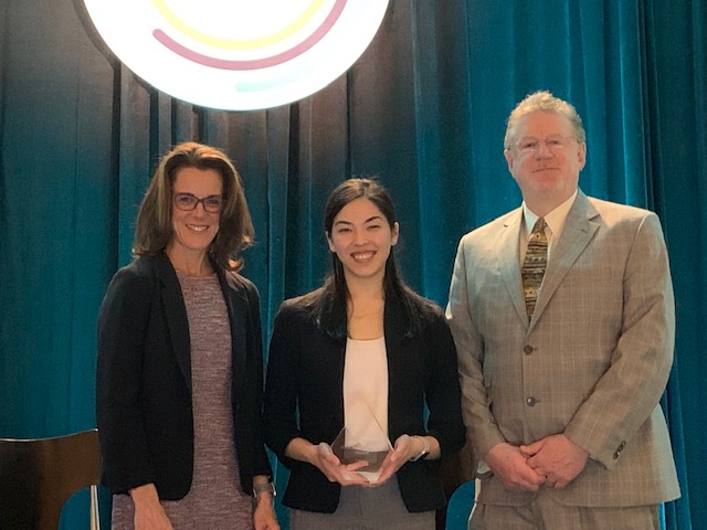 From the left: Connie Sullivan, President and CEO of NHIA (National Home Infusion Association), Jessica Das, Pharmacy Resident at Fairview Pharmacy Services, University of Minnesota, and Christopher Maksym, Board Chair, NHIF (National Home Infusion Founda