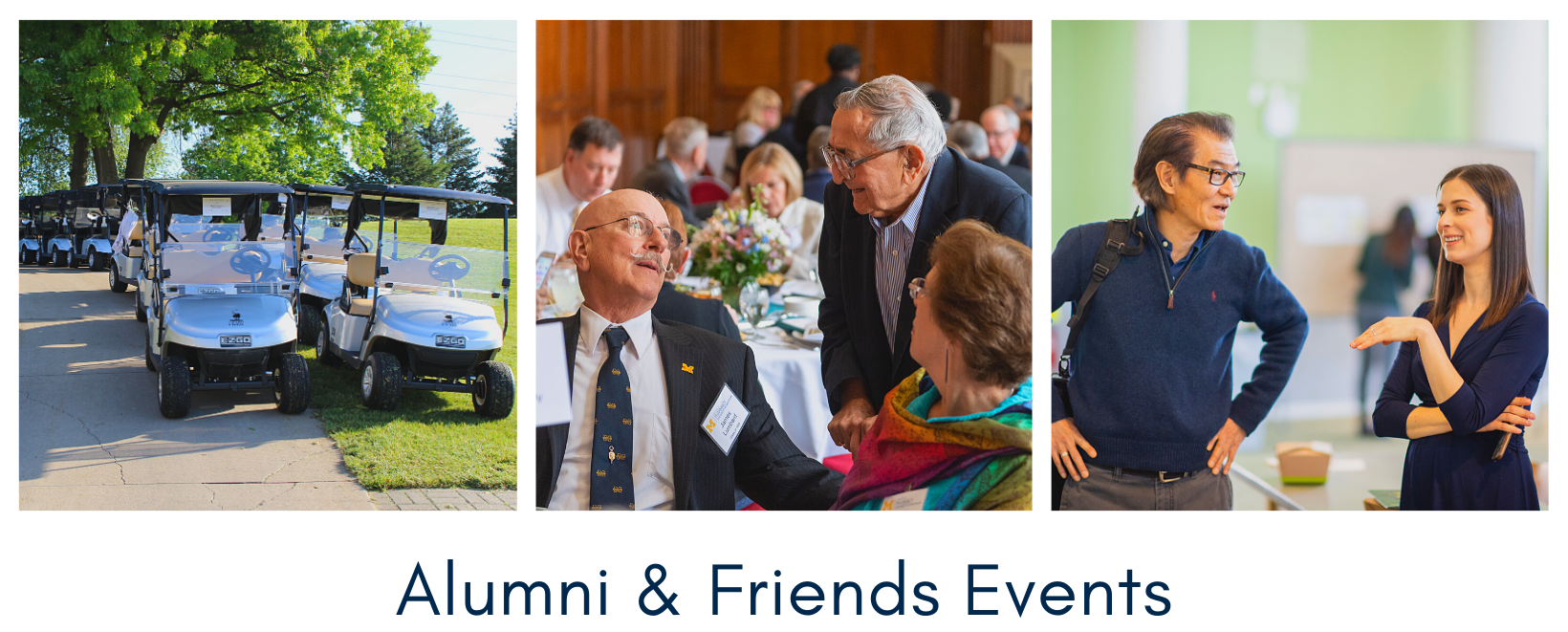 Alumni Events Page Header.