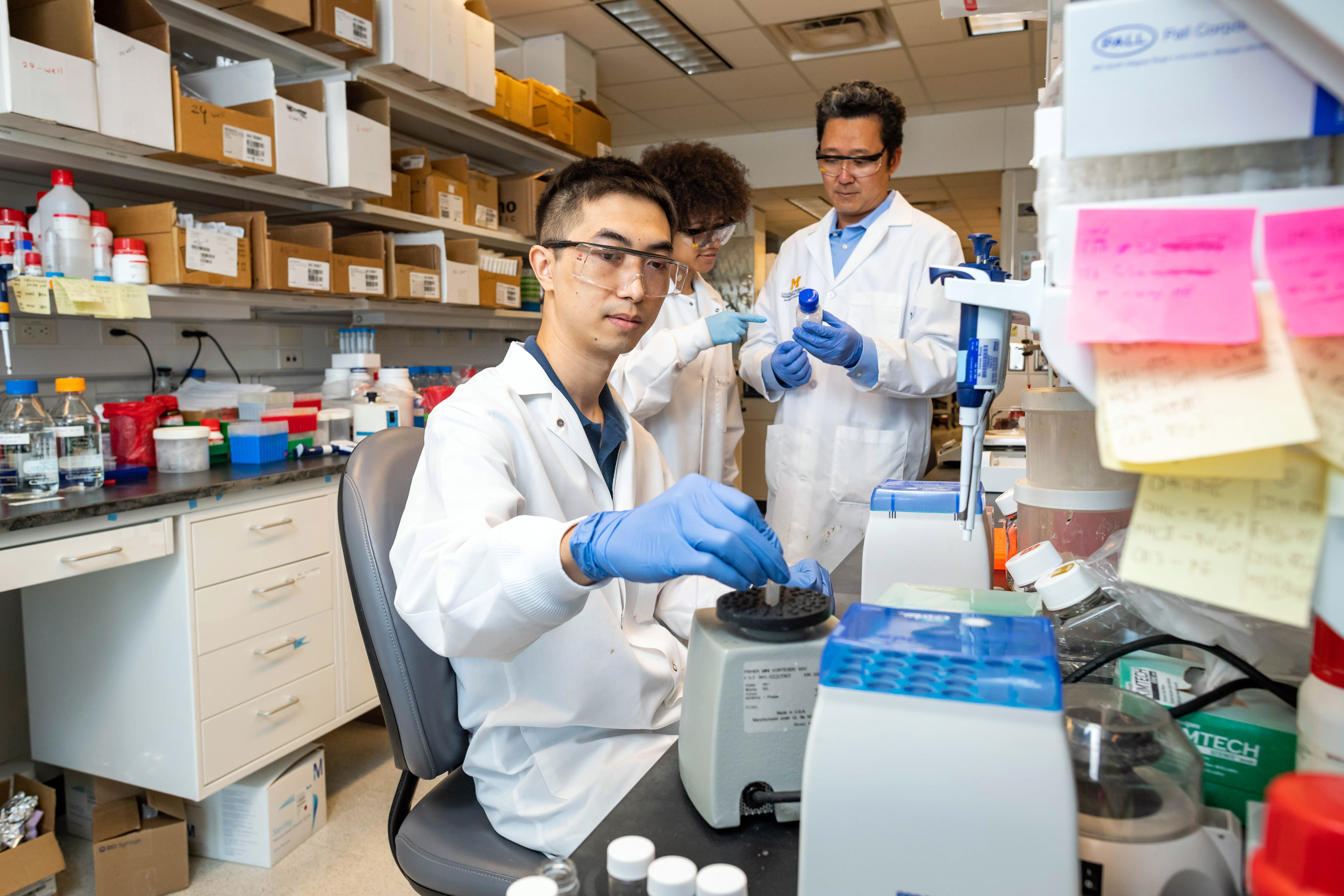 Graduate Students in the Lab