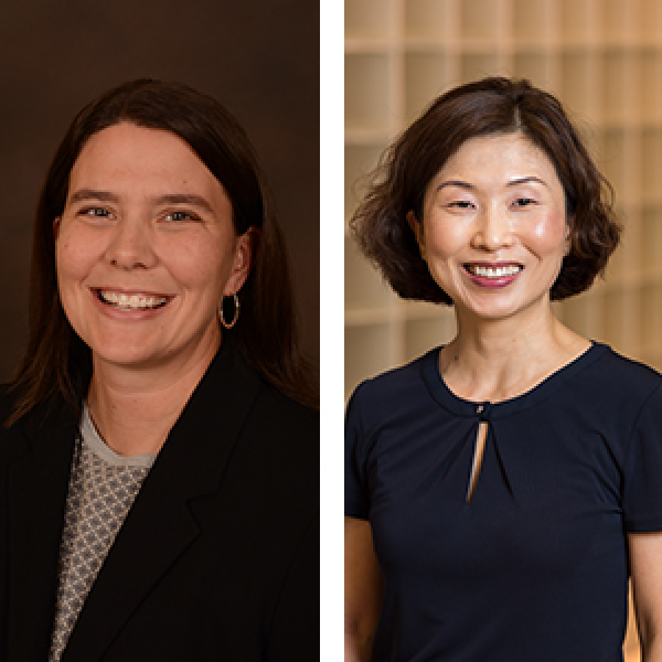 Drs. Amy Thompson and Jeong Park