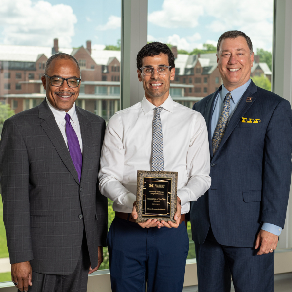 Left to right: Drs. Paul Walker, Adamo Brancaccio, and Bruce Mueller