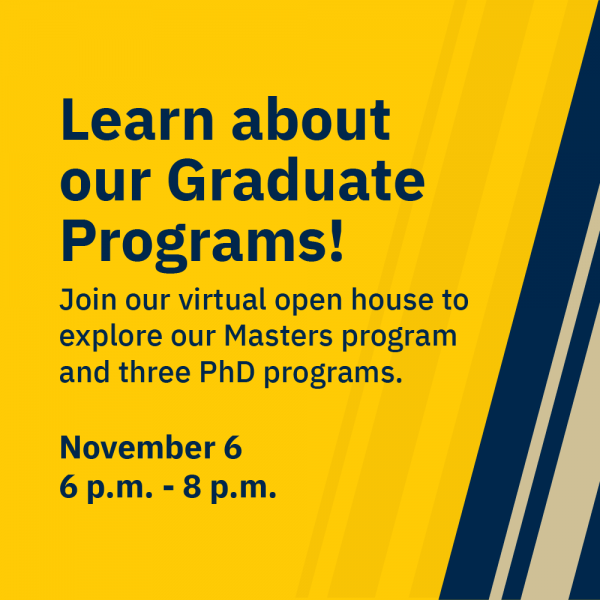 Learn about our Graduate Programs