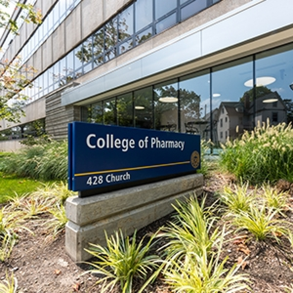 College of Pharmacy sign