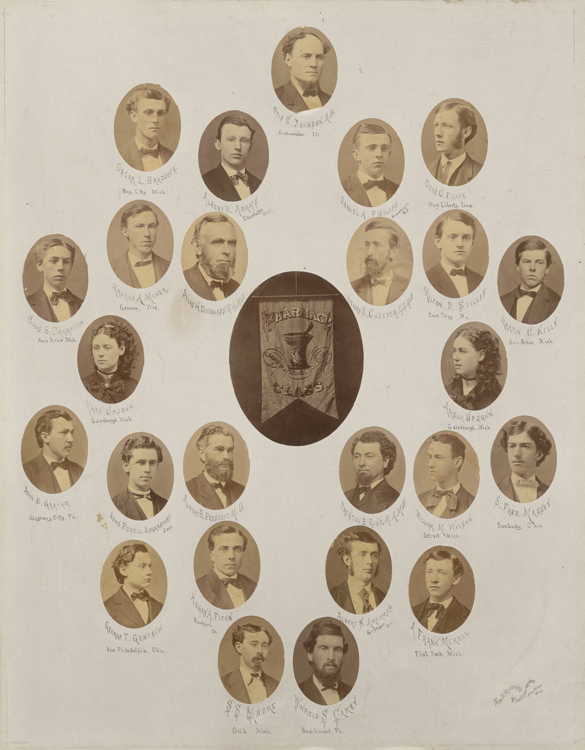 UM College of Pharmacy Class of 1871.