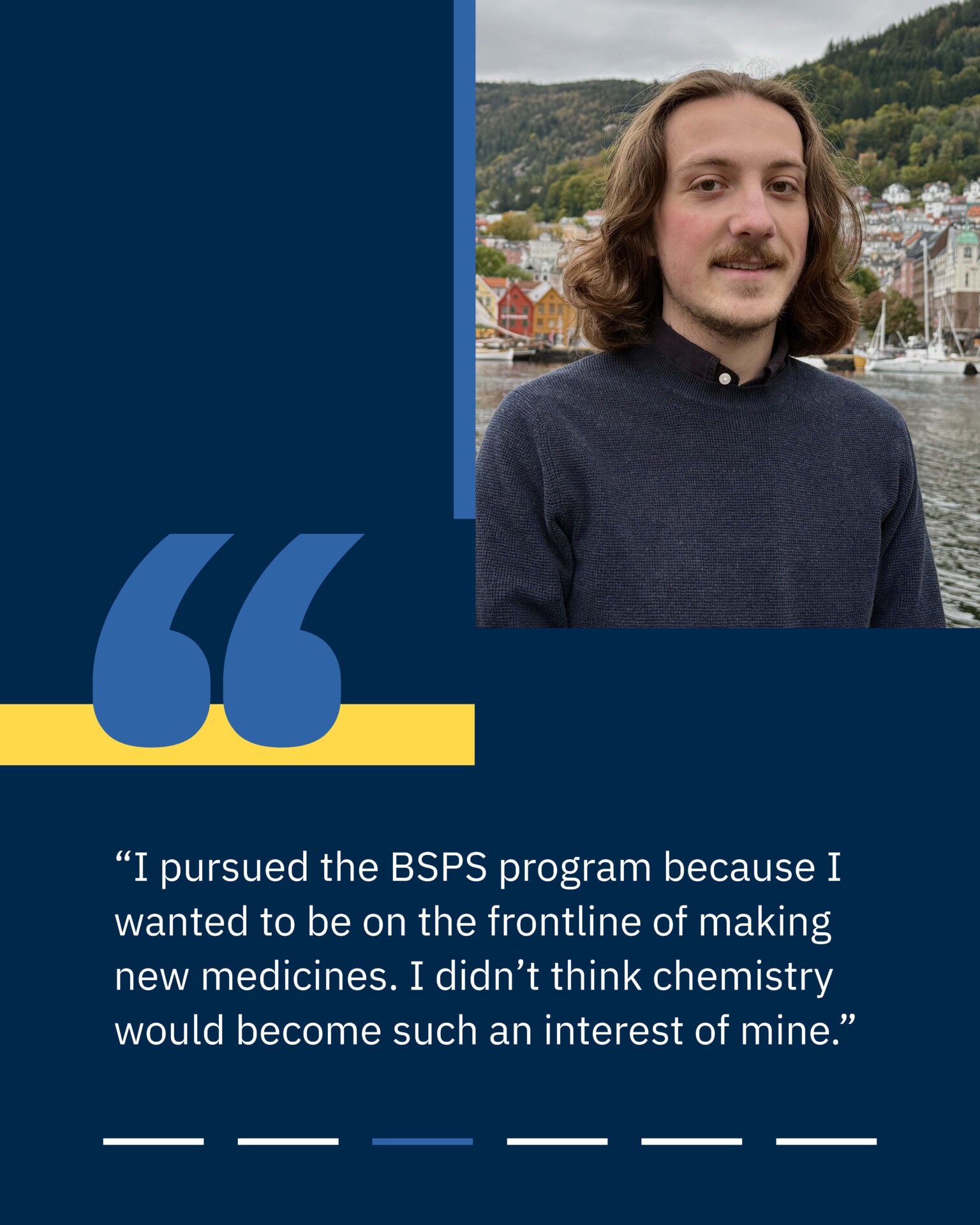 Casey McCarthy - quote on why he pursued BSPS