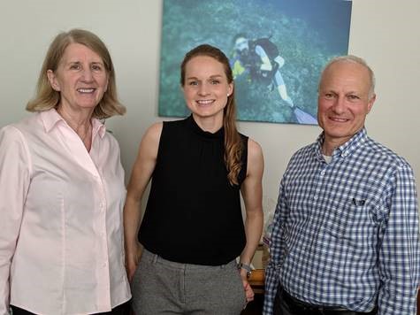 Left to right: Janet Smith, Amy Fraley, and David Sherman