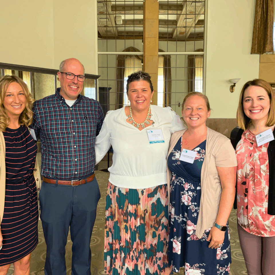 Heidi Diez poses with fellow pharmacists at a MCT2D Collaborative Wide meeting in 2022