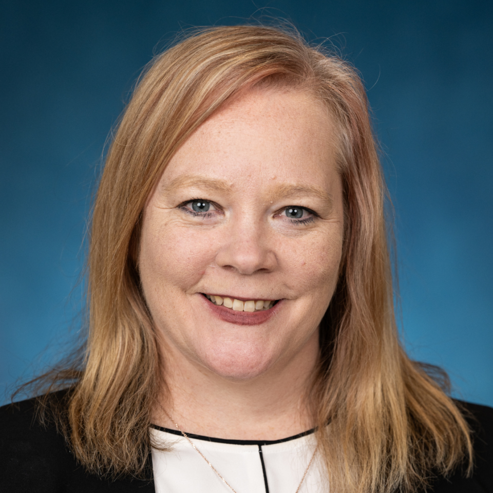 Karen McConnell poses for a headshot as we get to know her as the new Chief Pharmacy Officer